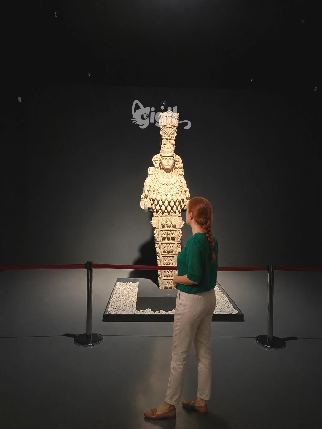 Artemis Statue Museum View Indoor Collection View