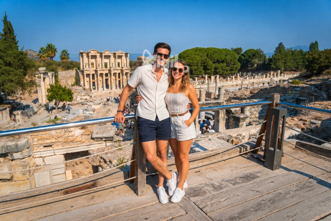 Celsus Library Ancient Urban Setting