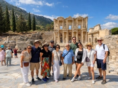 2-Day Ephesus, Terrace Houses & Ephesus Archaeological Museum Small-Group Ferry Package from Chios