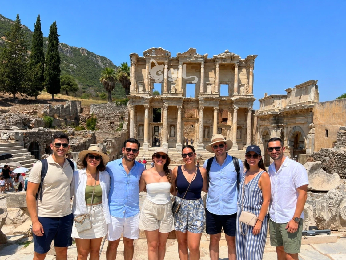 Celsus Library Historic Marblework