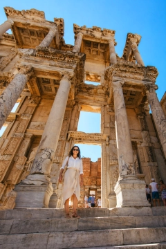 Conditional Same-Day Return Ephesus, Terrace Houses & Archaeological Museum Small-Group Ferry Day Trip from Karlovasi