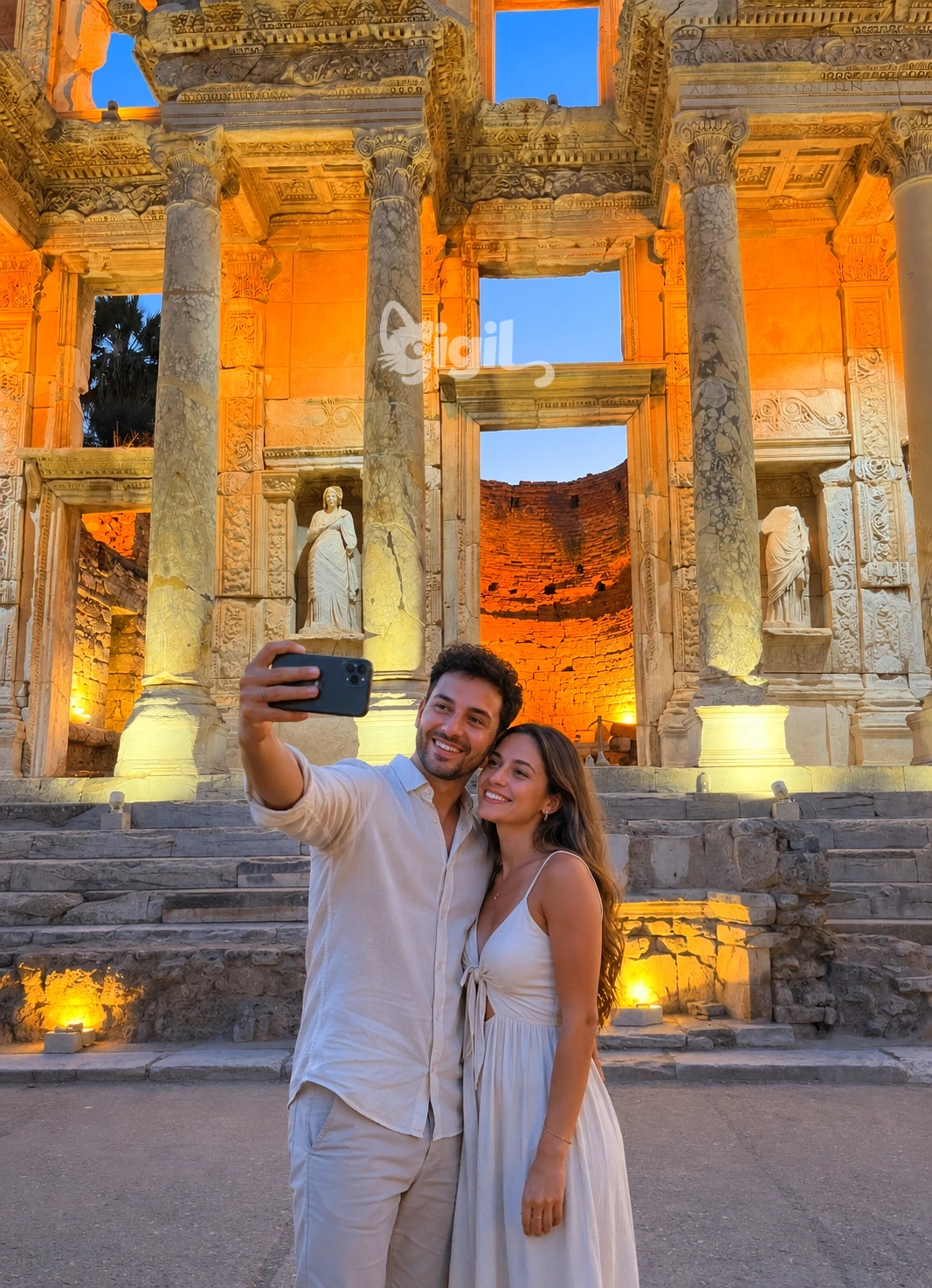 Celsus Library Roman Marble Monument