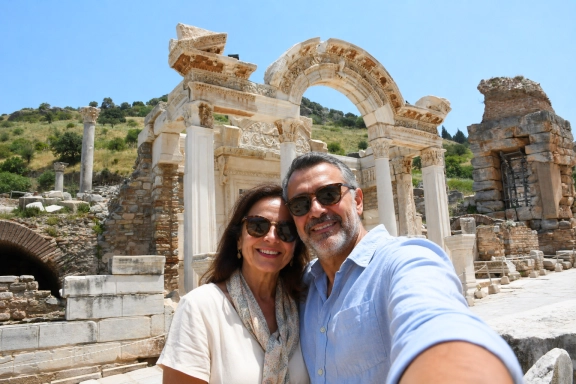 2-Day Ephesus, Terrace Houses & Archaeological Museum Small-Group Ferry Package from Samos
