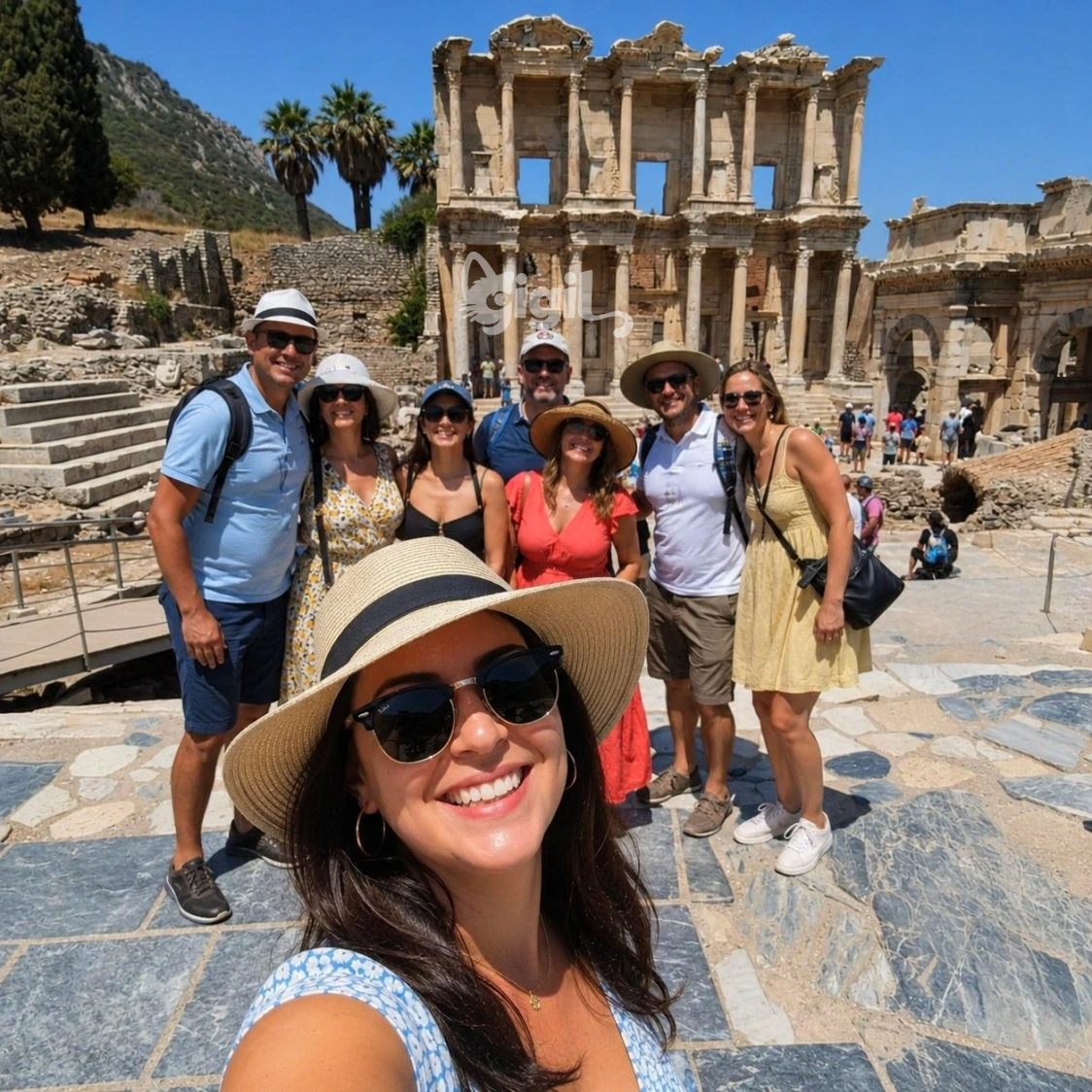 Celsus Library Column Capital Detail