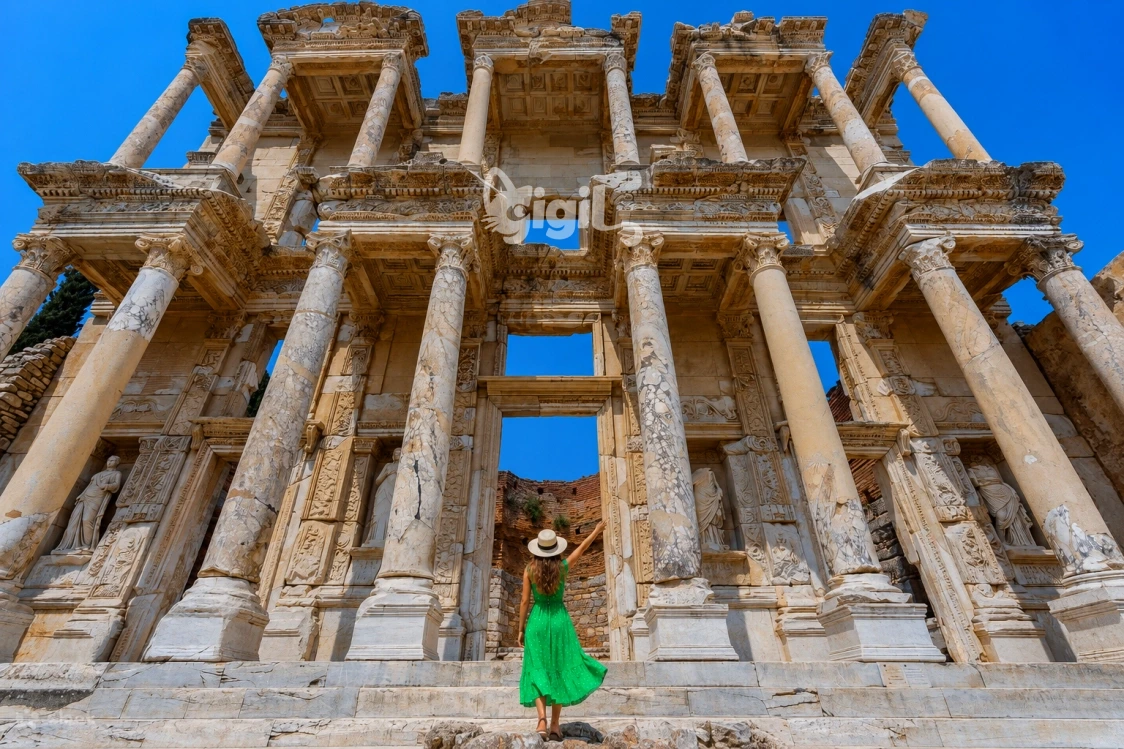 Celsus Library Cultural Facade Memory