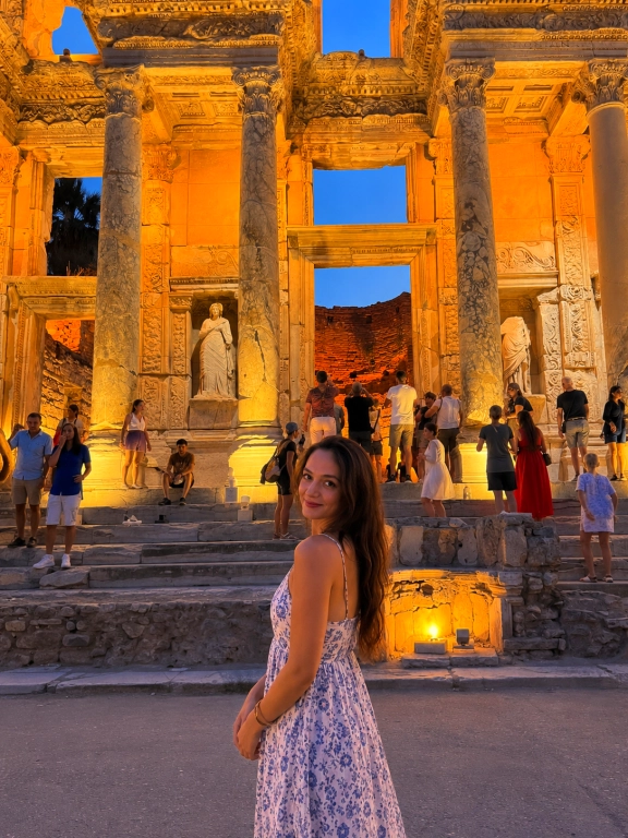 Celsus Library Cultural Landmark View