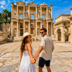 Private Ephesus Archaeology Tour from Antalya by Private Transfer Vehicle: Terrace Houses & Museum