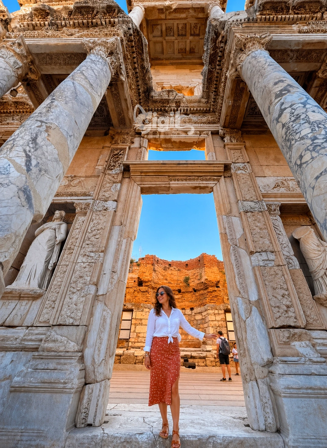 Celsus Library Layered Frontage