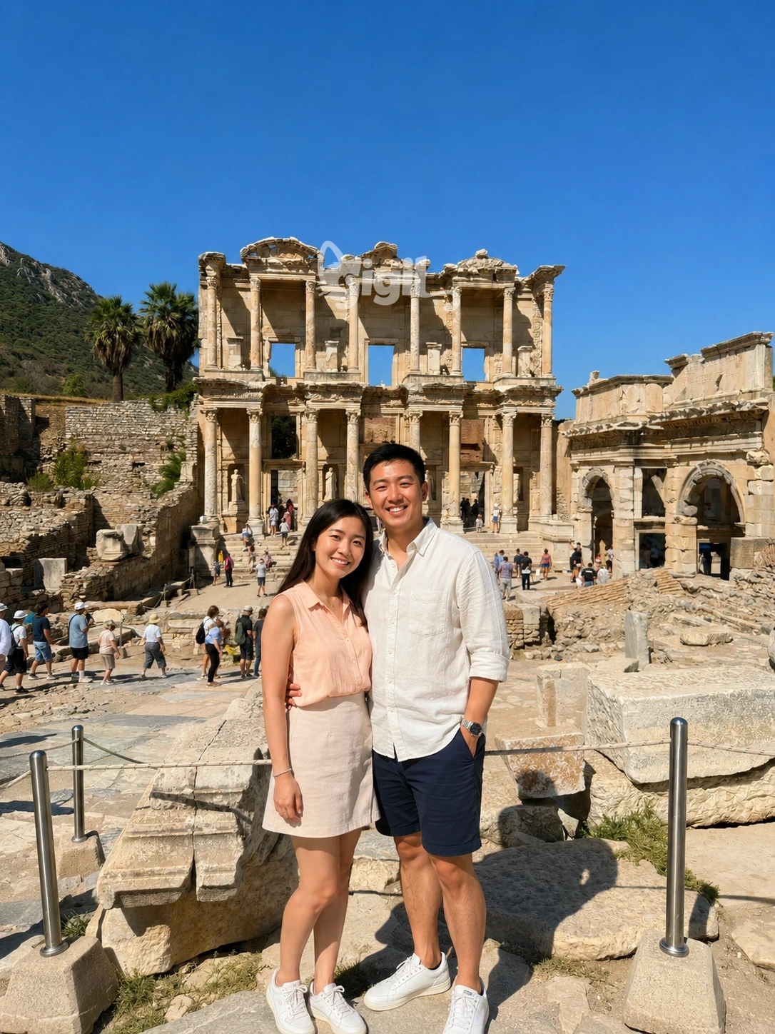 Celsus Library Learning Heritage Facade