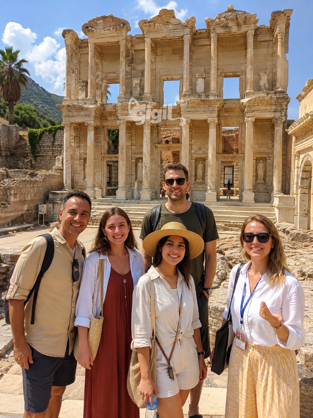 Celsus Library Monumental Stone Perspective