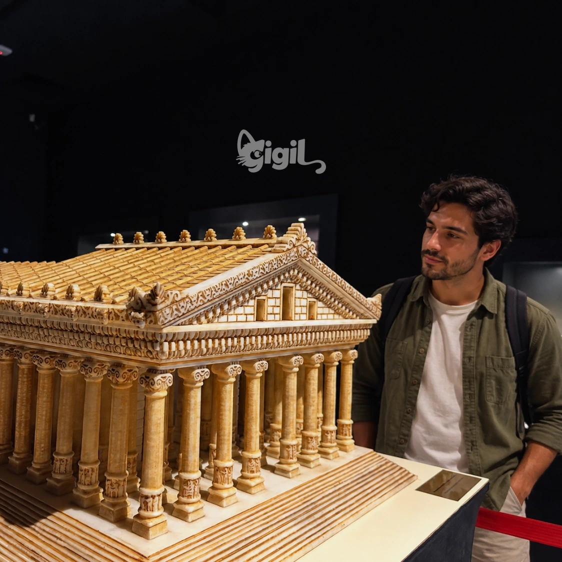 Gallery View of Temple of Artemis Model